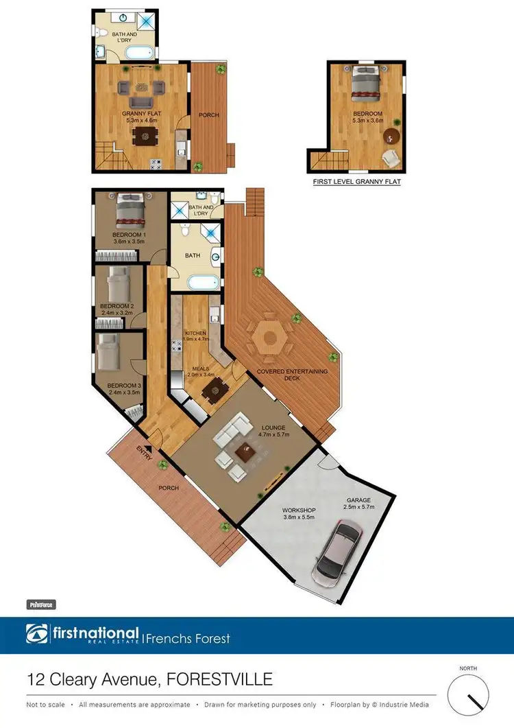 Floorplan of Homely house listing, 12 Cleary Avenue, Forestville NSW 2087
