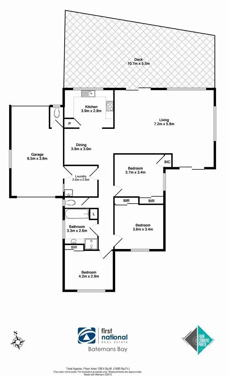 Floorplan of Homely house listing, 33 Beach Road, Batemans Bay NSW 2536