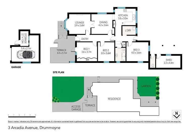 Floorplan of Homely house listing, 3 Arcadia Avenue, Drummoyne NSW 2047