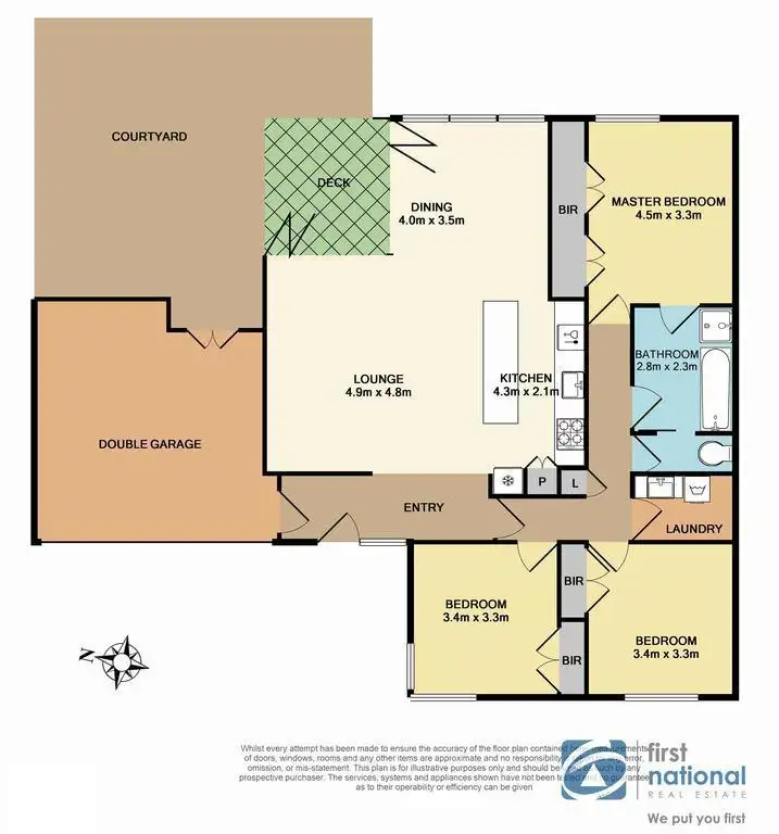 Floorplan of Homely unit listing, 2/139 Fortescue Avenue, Seaford VIC 3198