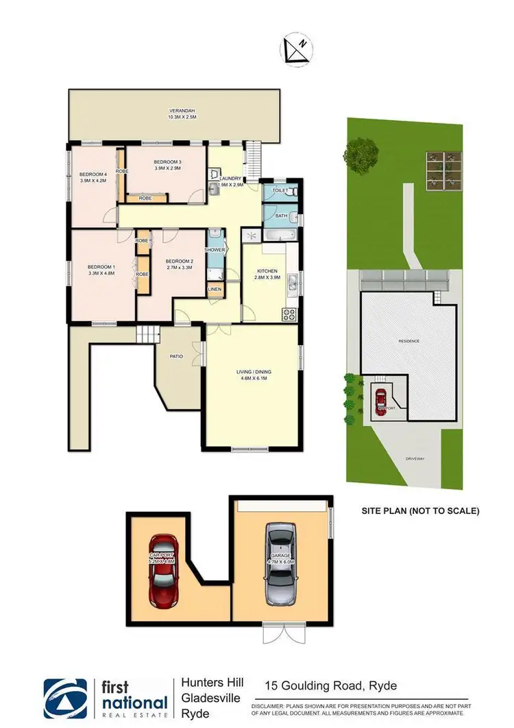 Floorplan of Homely house listing, 15 Goulding Road, Ryde NSW 2112