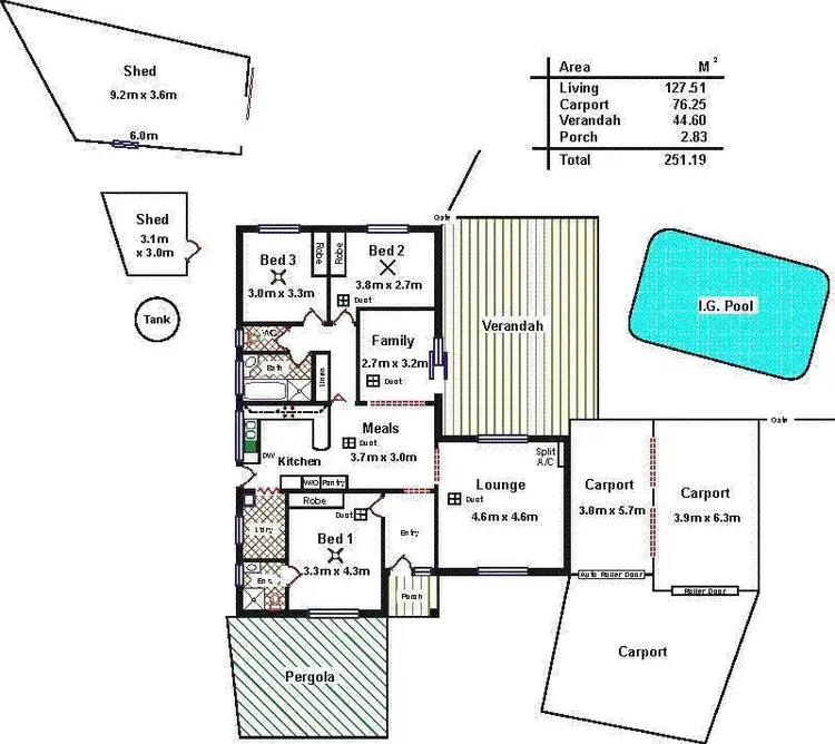 Floorplan of Homely house listing, 3 Bridle Court, Salisbury Plain SA 5109
