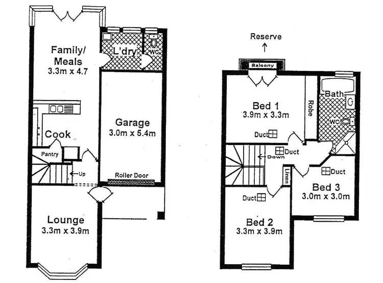 Floorplan of Homely unit listing, 3/1 Wentworth Court, Golden Grove SA 5125