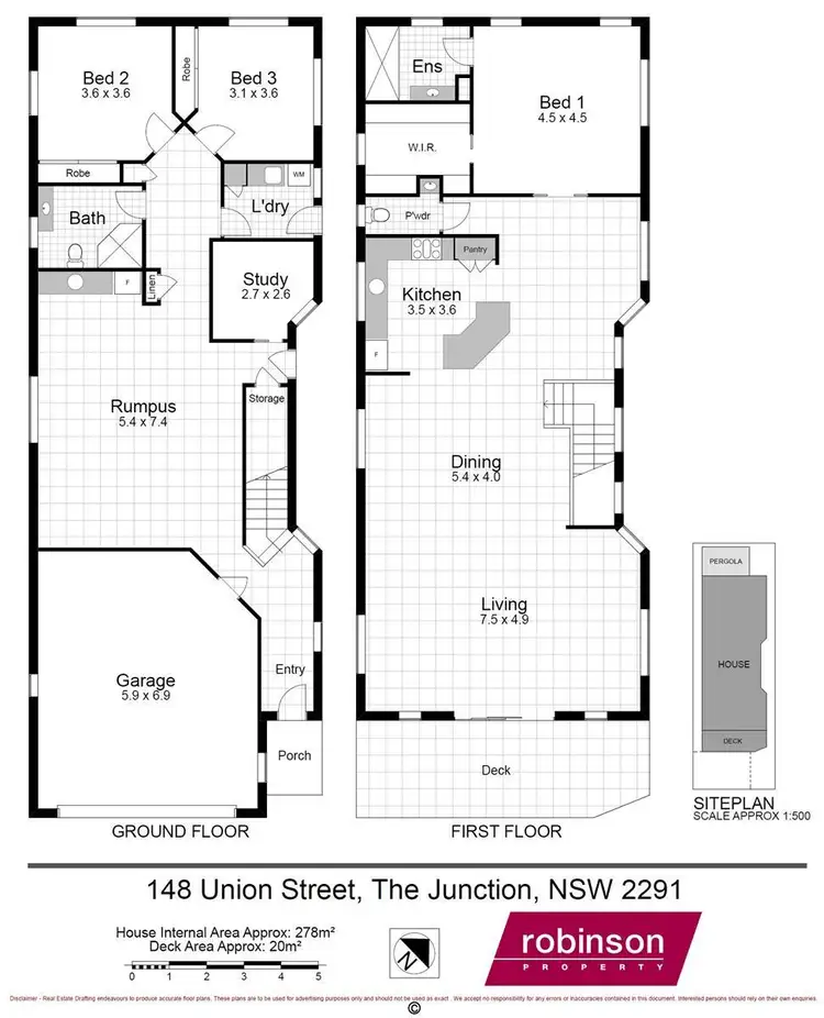 Floorplan of Homely house listing, 148 Union Street, The Junction NSW 2291