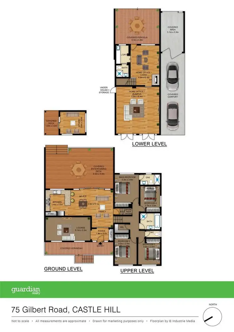 Floorplan of Homely house listing, 75 Gilbert Road, Castle Hill NSW 2154