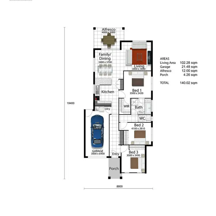 Floorplan of Homely house listing, 5 Lizzie Street, Rasmussen QLD 4815