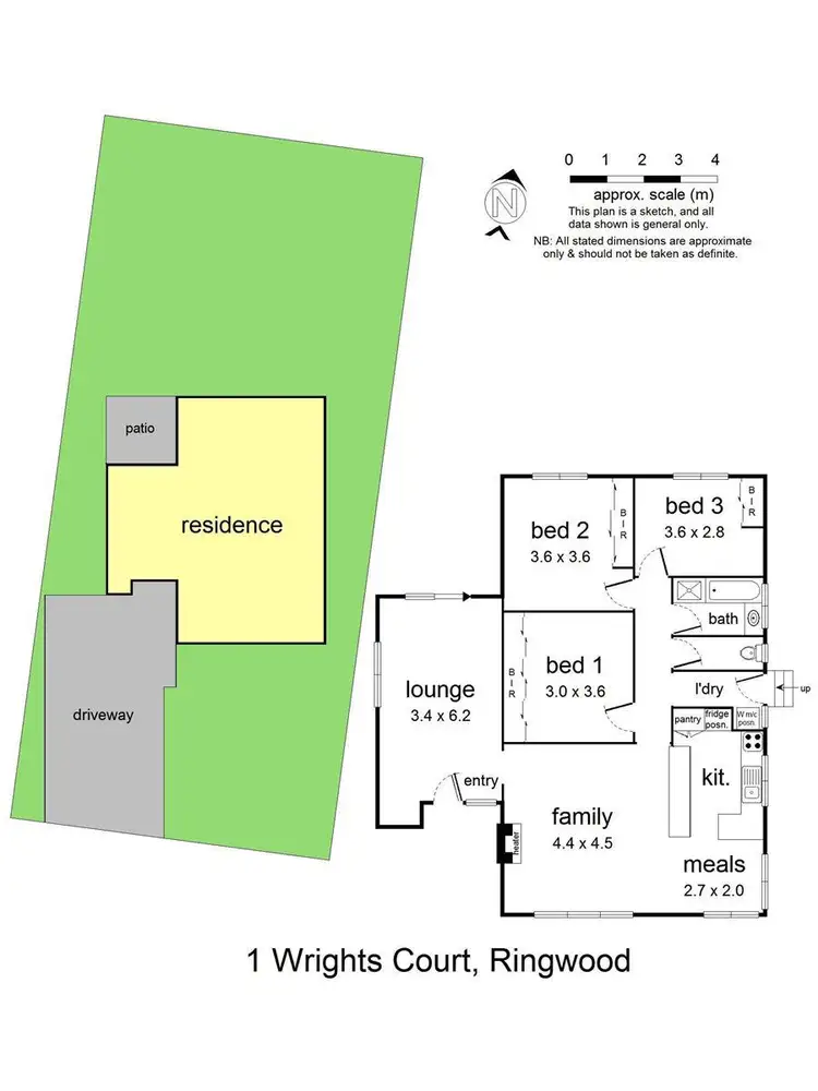 Floorplan of Homely house listing, 1 Wrights Court, Ringwood VIC 3134