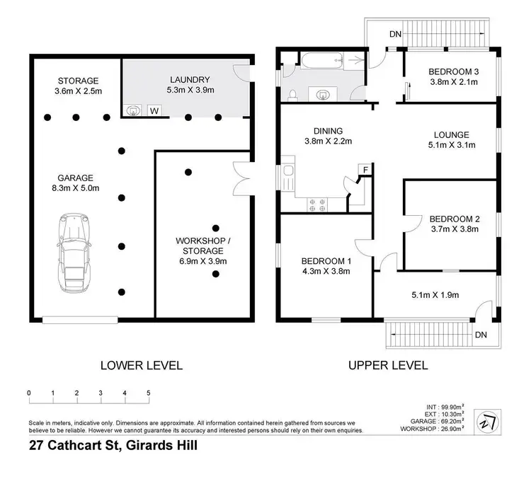 Floorplan of Homely house listing, 27 Cathcart Street, Girards Hill NSW 2480