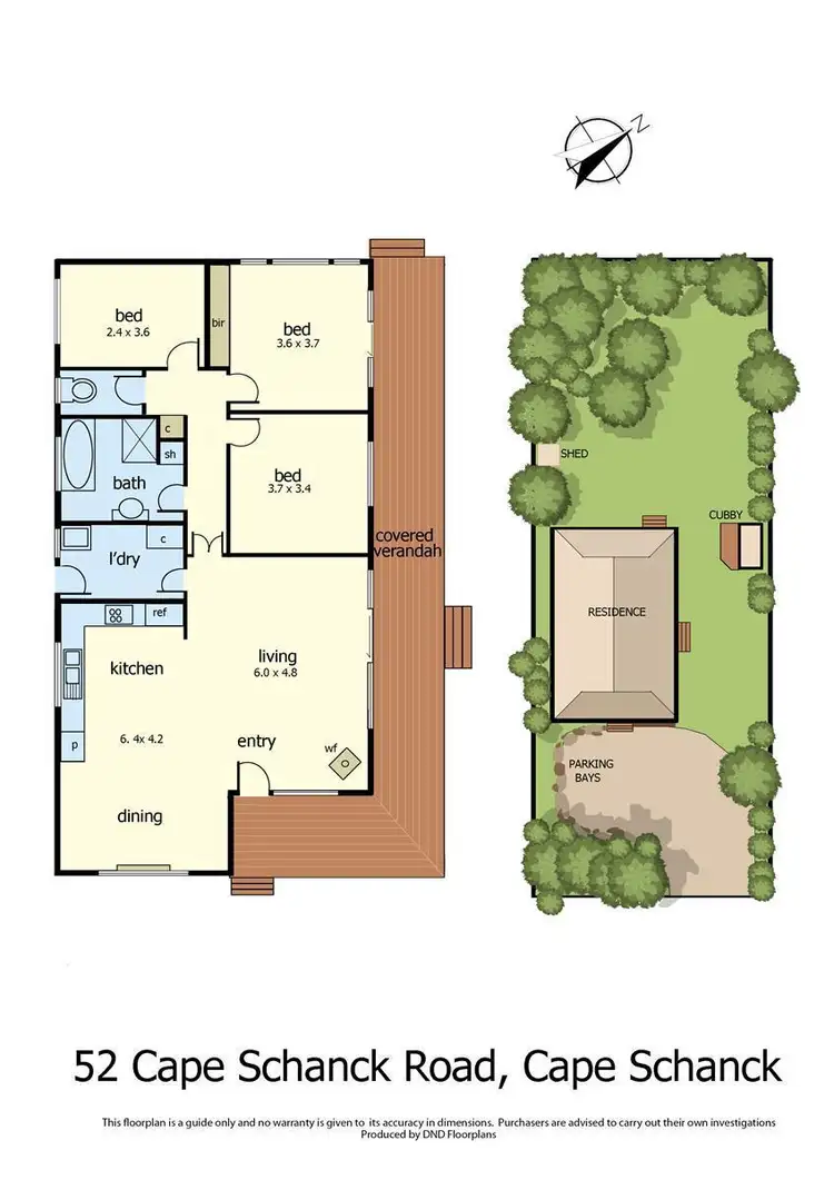 Floorplan of Homely house listing, 52 Cape Schanck Road, Cape Schanck VIC 3939