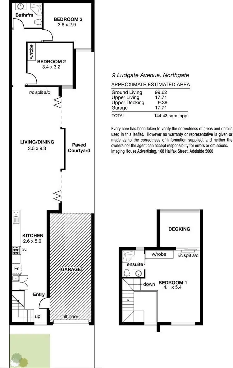 Floorplan of Homely house listing, 9 Ludgate Avenue, Northgate SA 5085
