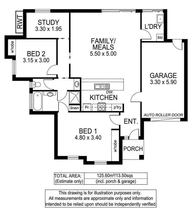 Floorplan of Homely house listing, 3 Trott Grove, Oaklands Park SA 5046