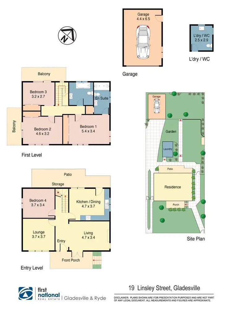 Floorplan of Homely house listing, 19 Linsley Street, Gladesville NSW 2111