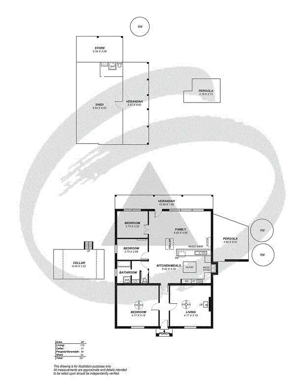 Floorplan of Homely house listing, 14 Adelaide Road, Echunga SA 5153
