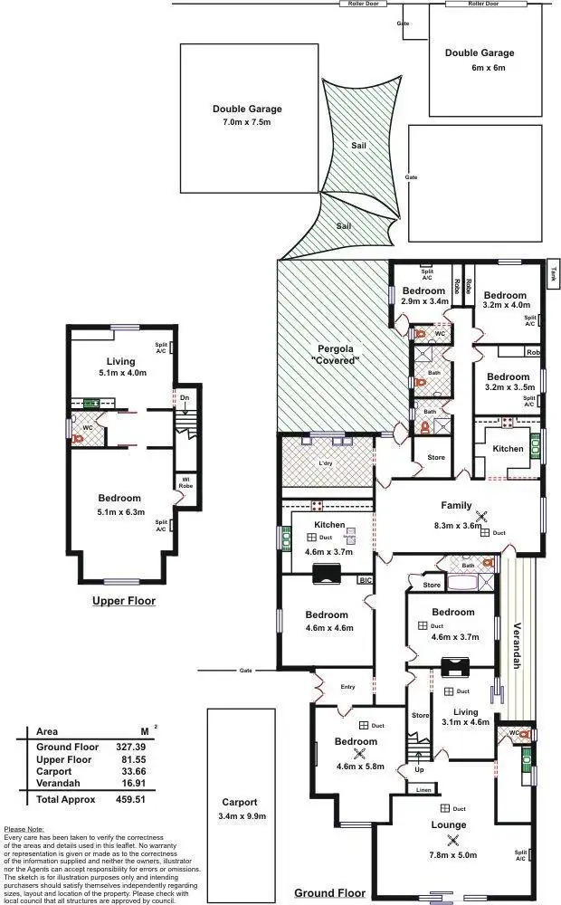 Floorplan of Homely house listing, 14 Russell Terrace, Woodville SA 5011