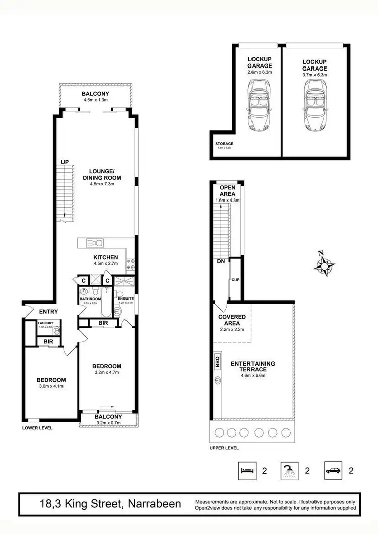 Floorplan of Homely apartment listing, 18/3 King Street, Narrabeen NSW 2101