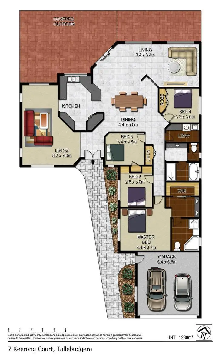 Floorplan of Homely house listing, 7 Keerong Court, Tallebudgera QLD 4228