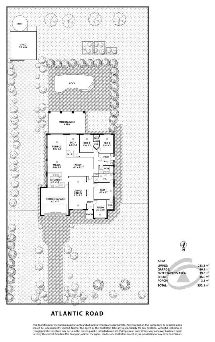 Floorplan of Homely house listing, 13 Atlantic Road, Mount Barker SA 5251