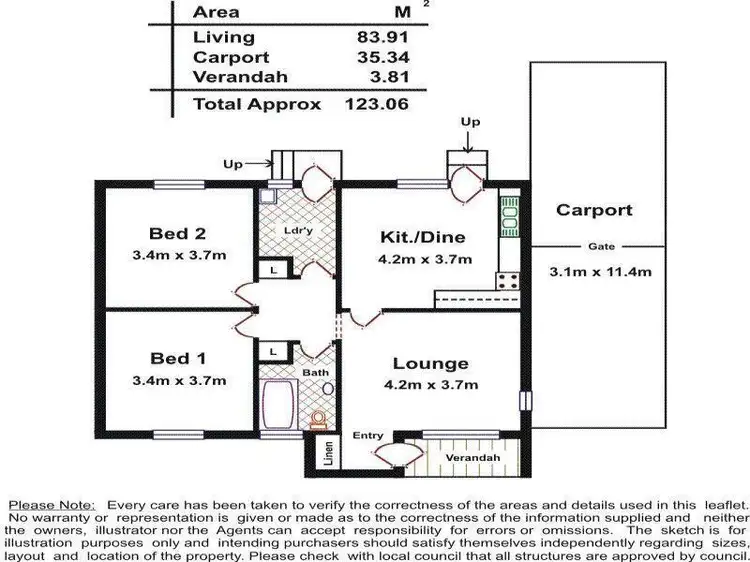 Floorplan of Homely house listing, 10 Lorne Crescent, Huntfield Heights SA 5163