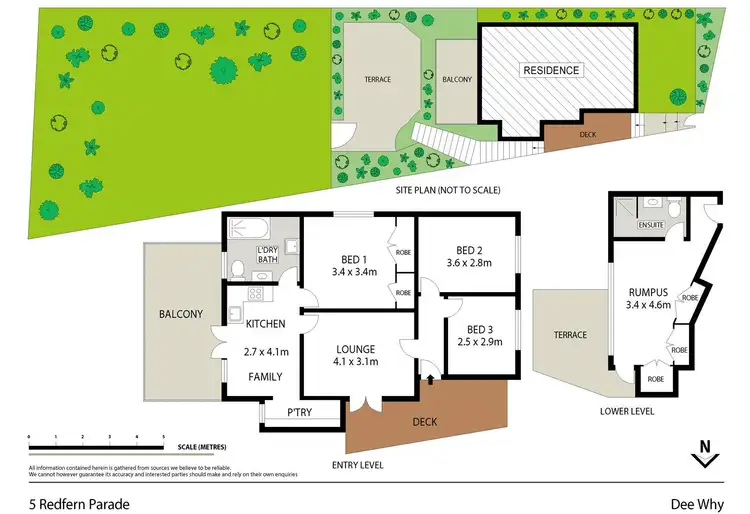 Floorplan of Homely house listing, 5 Redfern Parade, Dee Why NSW 2099