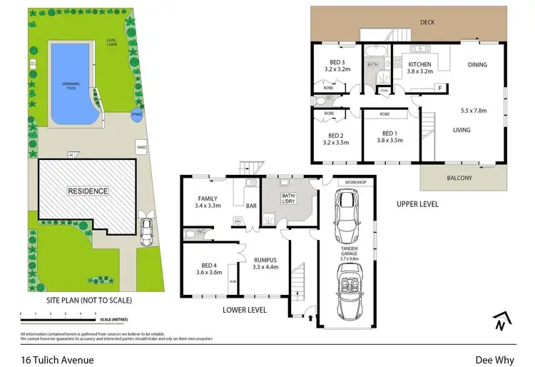 Floorplan of Homely house listing, 16 Tulich Avenue, Dee Why NSW 2099