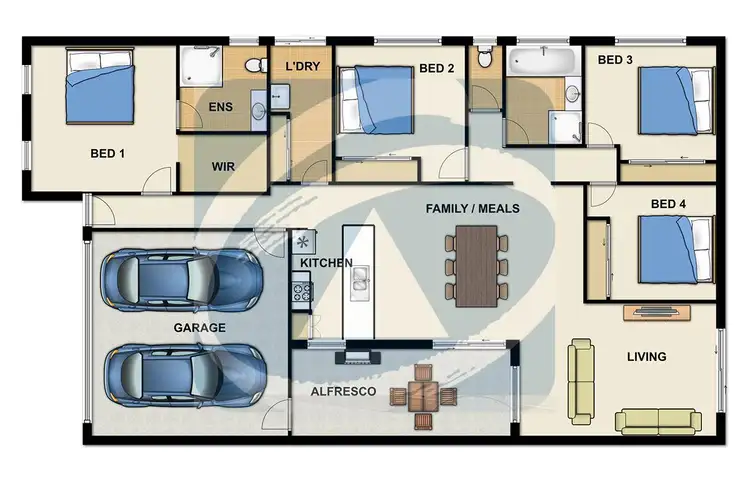 Floorplan of Homely house listing, 7 South Quarter Drive, Loganlea QLD 4131