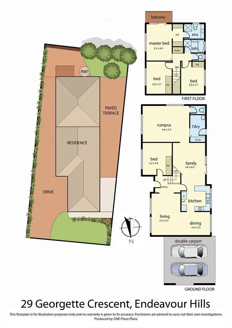 Floorplan of Homely house listing, 29 Georgette Crescent, Endeavour Hills VIC 3802