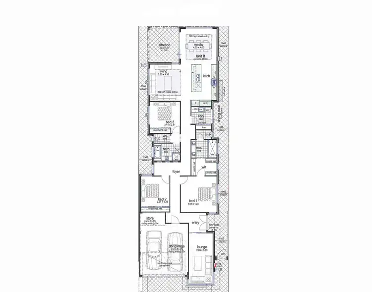 Floorplan of Homely semi-detached listing, 22a Thurlow Avenue, Yokine WA 6060