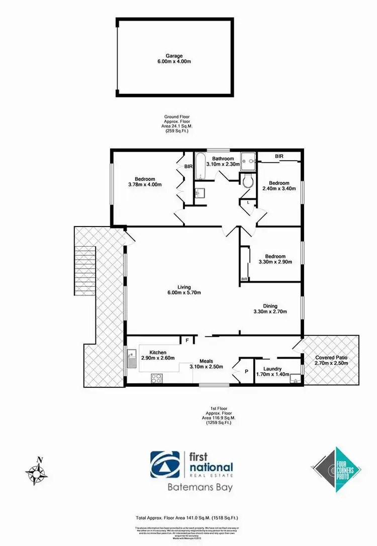 Floorplan of Homely house listing, 35 Riverview Crescent, Catalina NSW 2536