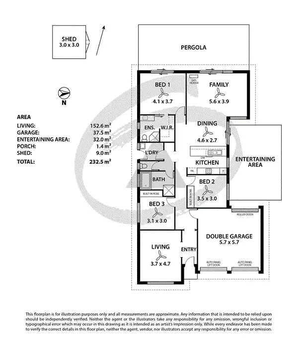 Floorplan of Homely house listing, 25 Belmont Crescent, Mount Barker SA 5251