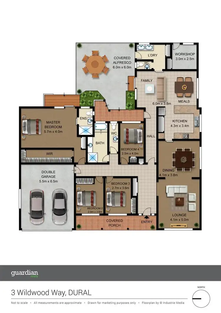 Floorplan of Homely house listing, 3 Wildwood Way, Dural NSW 2158