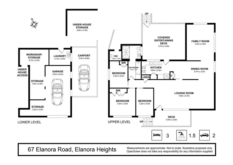 Floorplan of Homely house listing, 67 Elanora Road, Elanora Heights NSW 2101