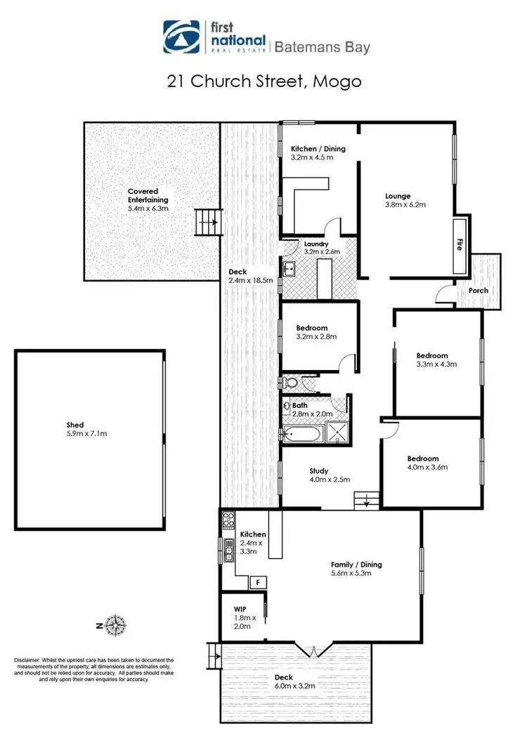 Floorplan of Homely house listing, 21 Church Street, Mogo NSW 2536