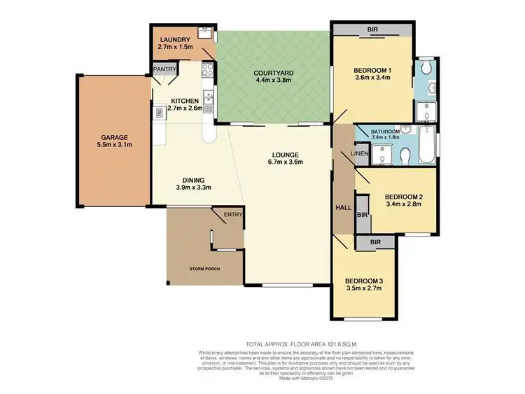 Floorplan of Homely villa listing, 2/110 Jerry Bailey Road, Shoalhaven Heads NSW 2535