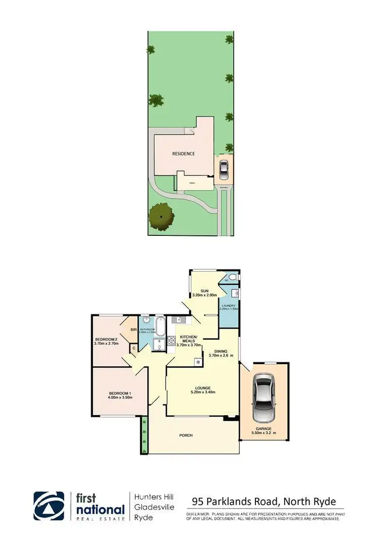 Floorplan of Homely house listing, 95 Parklands Road, North Ryde NSW 2113