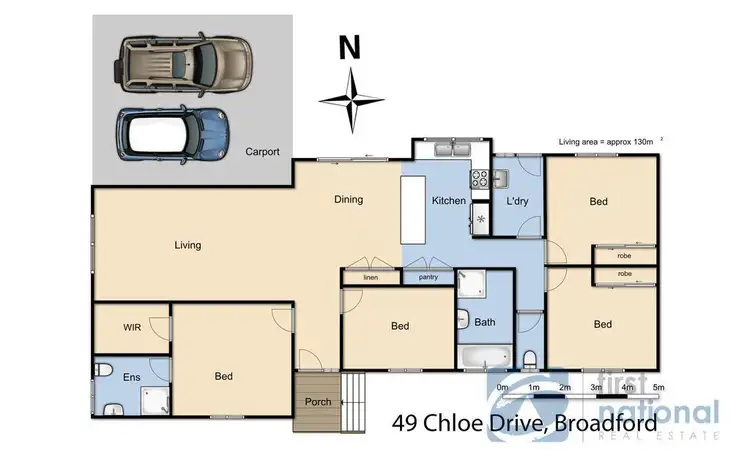 Floorplan of Homely house listing, 49 Chloe Drive, Broadford VIC 3658