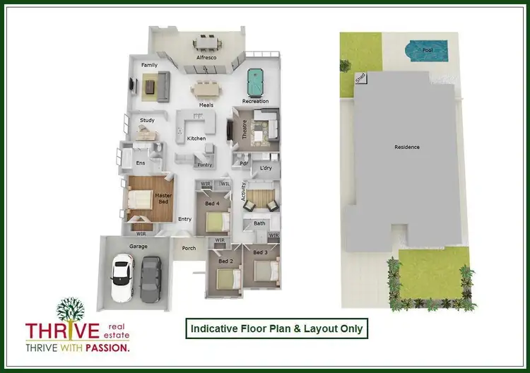 Floorplan of Homely house listing, 43 Coolimba Turn, Baldivis WA 6171