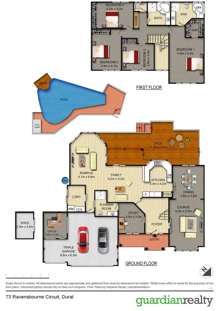 Floorplan of Homely house listing, 73 Ravensbourne Circuit, Dural NSW 2158