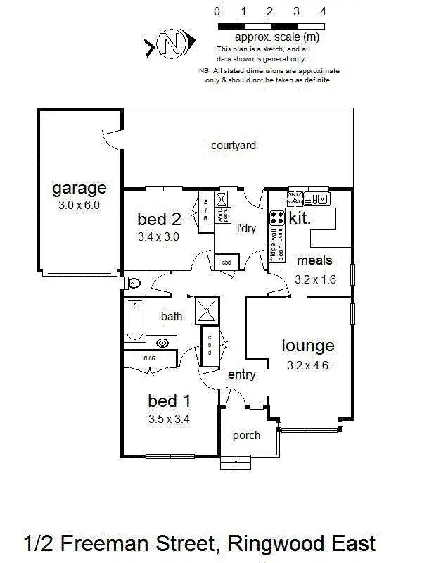 Floorplan of Homely house listing, 1/2 Freeman Street, Ringwood East VIC 3135