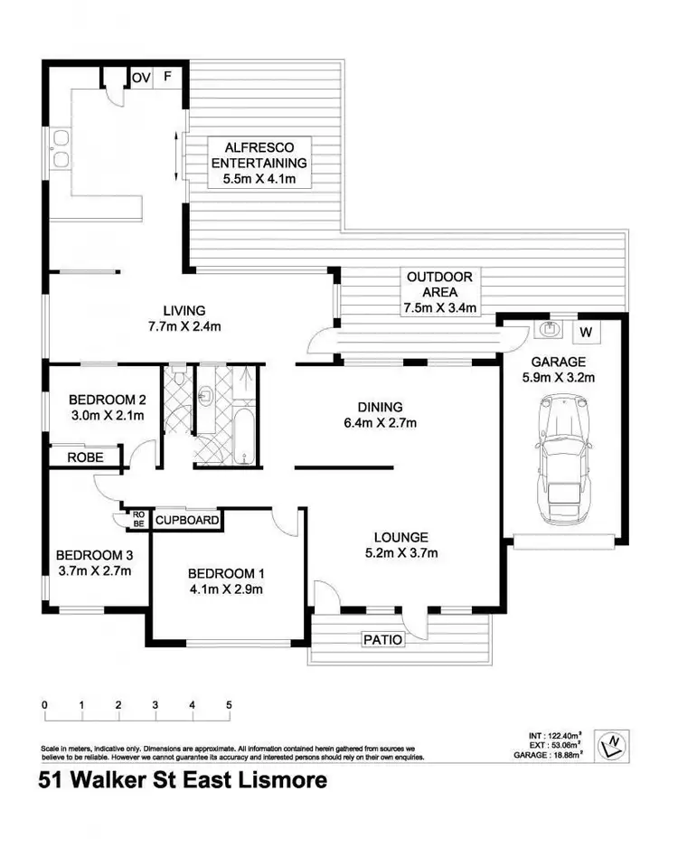 Floorplan of Homely house listing, 51 Walker Street, East Lismore NSW 2480