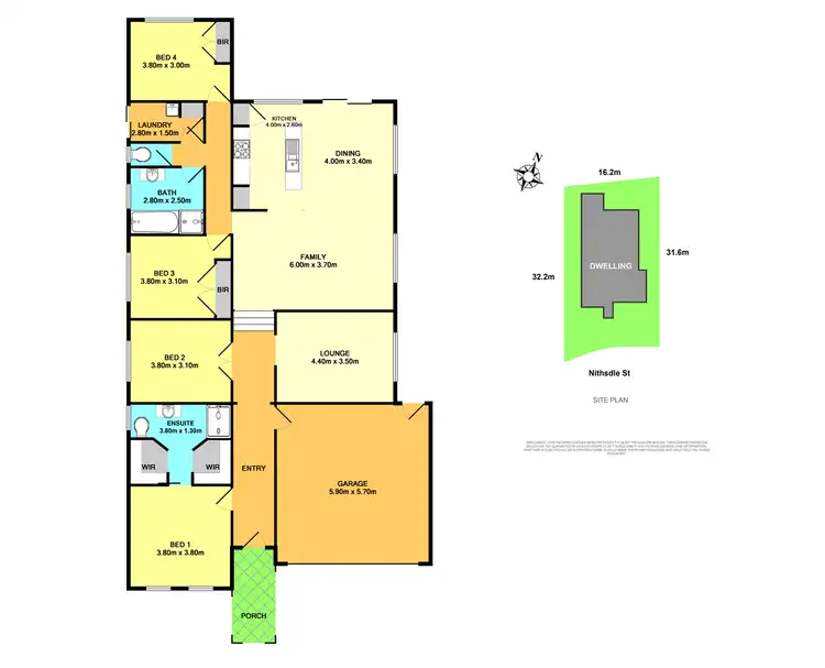 Floorplan of Homely house listing, 3 Nithsdle Street, Cameron Park NSW 2285
