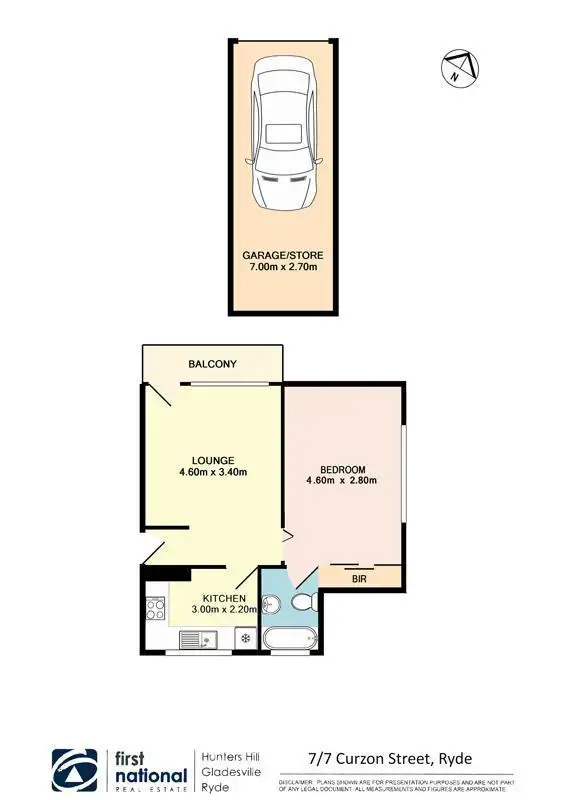 Floorplan of Homely apartment listing, 7/7 Curzon Street, Ryde NSW 2112