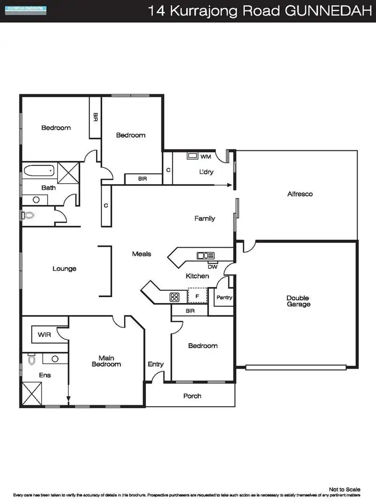 Floorplan of Homely house listing, 14 Kurrajong Road, Gunnedah NSW 2380