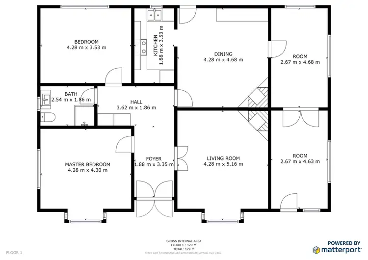 Floorplan of Homely house listing, 32 Kiewa Avenue, Red Cliffs VIC 3496