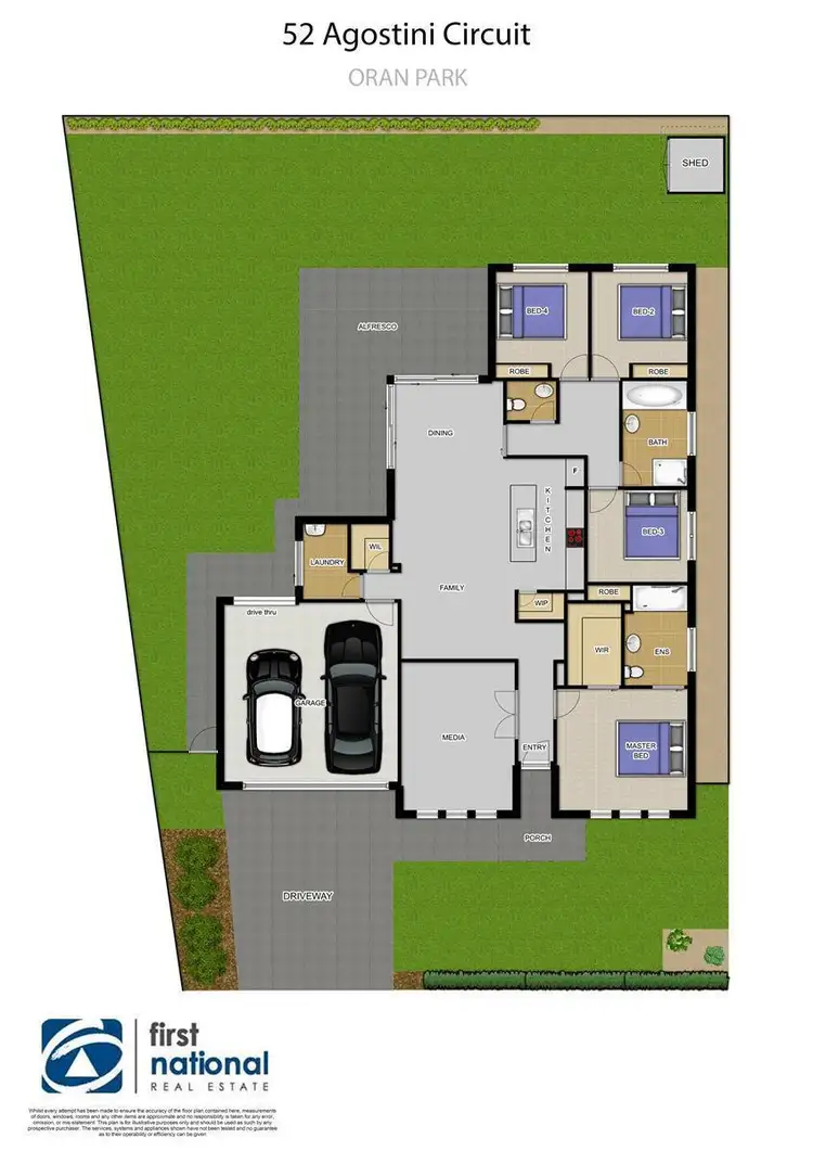 Floorplan of Homely house listing, 52 Agostini Circuit, Oran Park NSW 2570