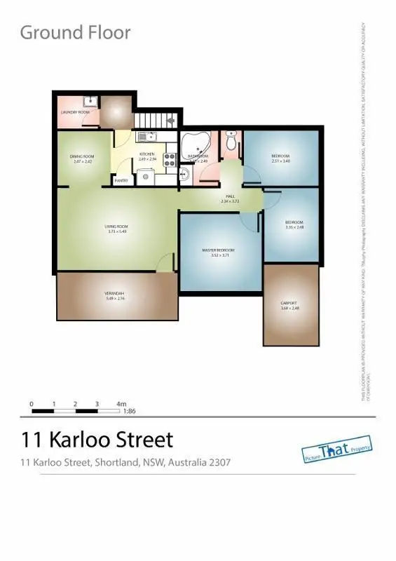 Floorplan of Homely house listing, 11 Karloo Street, Shortland NSW 2307