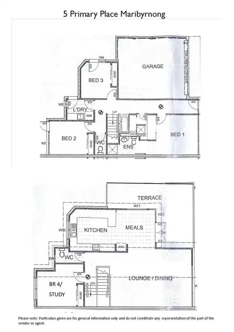 Floorplan of Homely townhouse listing, 5 Primary Place, Maribyrnong VIC 3032