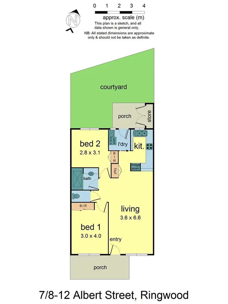 Floorplan of Homely unit listing, 7/8-12 Albert Street, Ringwood VIC 3134