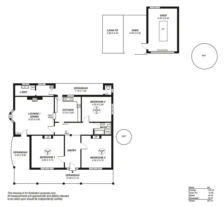 Floorplan of Homely house listing, 1473 South Para Road, Kersbrook SA 5231