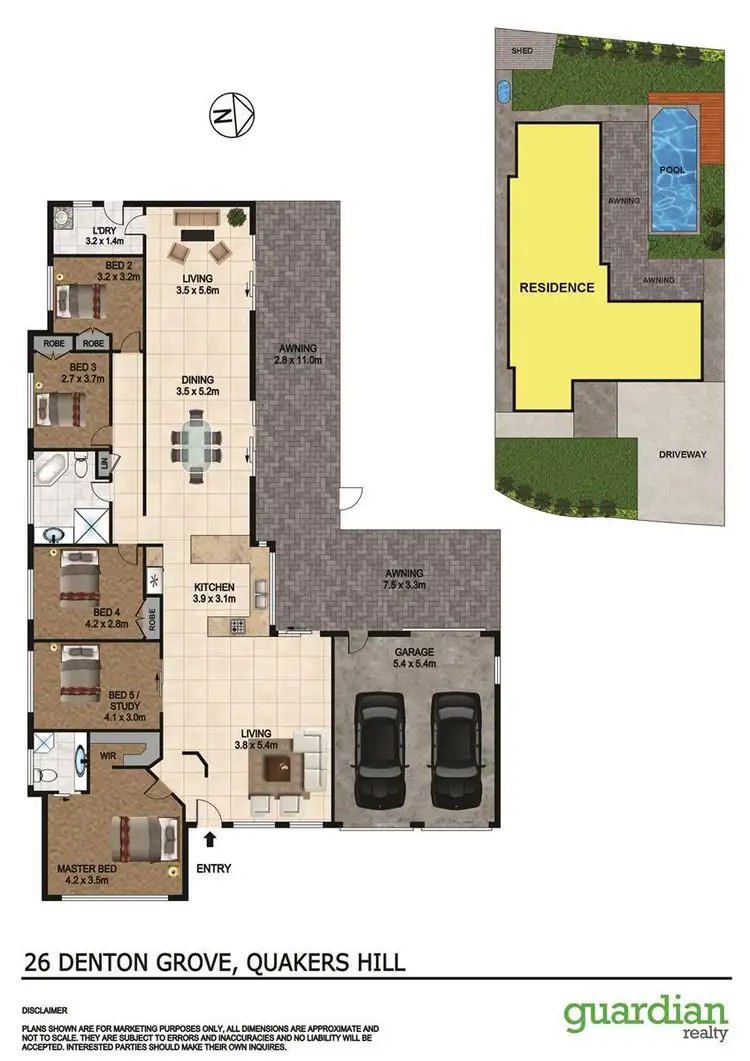 Floorplan of Homely house listing, 26 Denton Grove, Quakers Hill NSW 2763