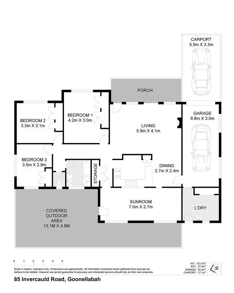 Floorplan of Homely house listing, 85 Invercauld Road, Goonellabah NSW 2480
